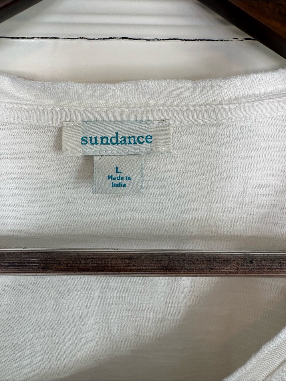 Sundance Floral Embroidered Boho 3/4 Sleeve Peasant Top. Large. Ivory Festival - Picture 4 of 11